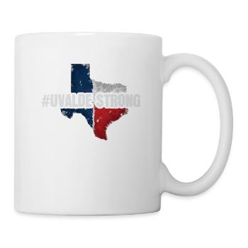 Uvalde Strong Gun Controll - Mug blanc - blanc - Droite