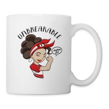 Austrian Girl Unbreakable I Austrian Heritage I - Tasse - Weiß - Rechts
