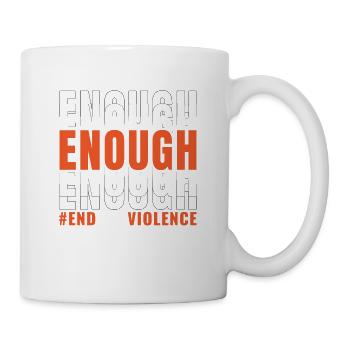 Enough gun violence - Mug - white - Right