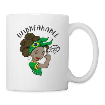 Brazilian Girl Unbreakable I Brazilian Heritage - Mug - white - Right