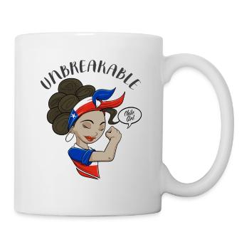 Chile Girl Unbreakable I Chile Heritage I Chile - Tasse - Weiß - Rechts
