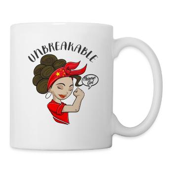 Chinese Girl Unbreakable I Chinese Heritage I - Mug - white - Right