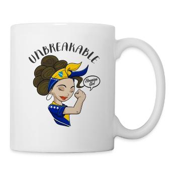 Bosnian Girl Unbreakable I Bosnia and Herzegovina - Mug - white - Right