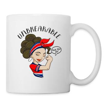 Costa Rica Fille Incassable I Patrimoine Costa Rica - Mug blanc - blanc - Droite