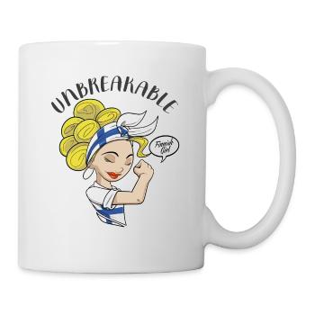 Finnish Girl Unbreakable I Finnish Heritage I - Mug - white - Right