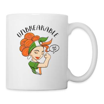 Irish Girl Unbreakable I Irish Heritage I Ireland - Tasse - Weiß - Rechts