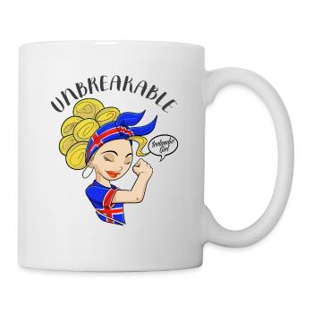Fille islandaise incassable I Héritage islandais - Mug blanc - blanc - Droite