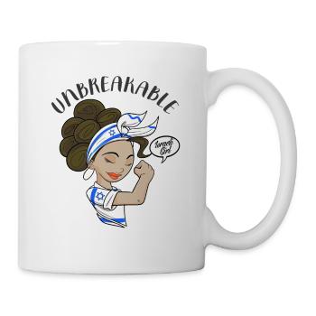 Fille israélienne incassable I Héritage israélien I - Mug blanc - blanc - Droite