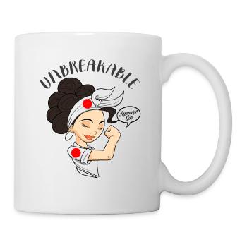 Japanese Girl Unbreakable I Japanese Heritage I - Tasse - Weiß - Rechts