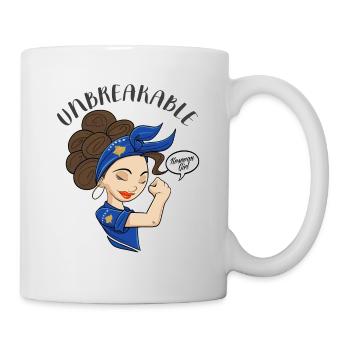 Fille kosovare incassable I Patrimoine kosovar I - Mug blanc - blanc - Droite