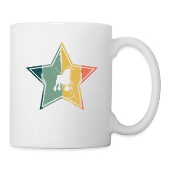 Poodle dog lover Retro vintage Gift idea - Tasse - Weiß - Rechts