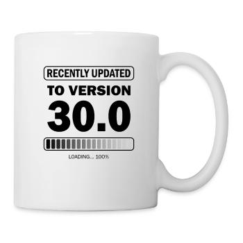 recently updated to version 30 - Gamer Birthday - Mug - white - Right