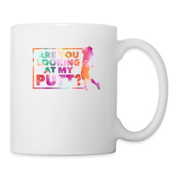 Regardez-vous mon putt? L’amour du golf - Mug blanc - blanc - Droite