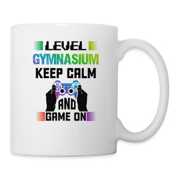 Level GYMNASIUM keep calm and game on - Tasse - Weiß - Rechts