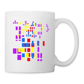 Pixel Pixel World Abstract City Kypto Dutch - Mug - white - Right
