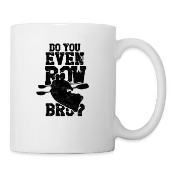 Est-ce que tu rames même bro? Aviron - Kayak Canoë - Mug blanc - blanc - Droite