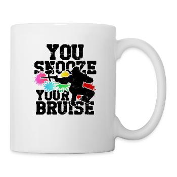 Funny Paintball You Snooze You Bruise - Team - Mug - white - Right