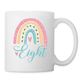 Children's birthday 8 years old Eighth birthday - Mug - white - Right