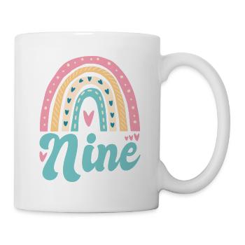 Children's birthday 9 years old ninth birthday - Mug - white - Right