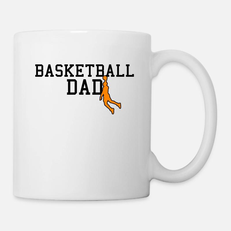 basketball dad - Tasse - Weiß