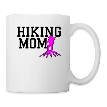 hiking mom - Tasse - Weiß - Rechts