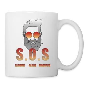 Best Smart Oldie - Tasse - Weiß - Rechts