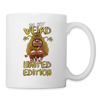 Monster Avocado Hunts Tomato - Édition Limitée - Mug blanc - blanc - Droite