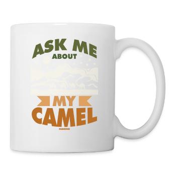 Ask Me About My Camel - Mug - white - Right