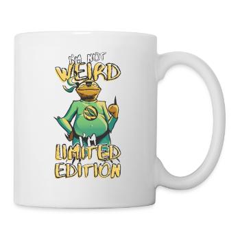 Cooles Cartoon Faultier - Limited Edition - Spruch - Tasse - Weiß - Rechts