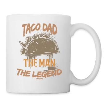 Taco Dad The Man The Myth The Legend - Mug - white - Right