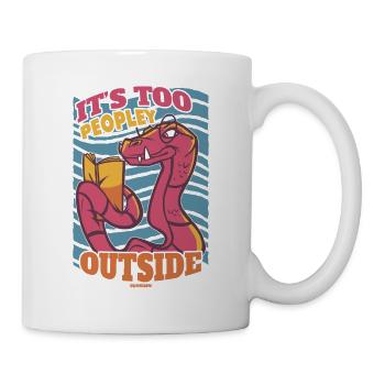 Livres C’est trop folklorique dehors - Mug blanc - blanc - Droite