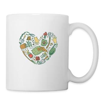 Je préfère être avec ma ferme - Mug blanc - blanc - Droite