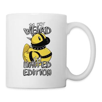 Funny Cartoon Squeaky Duck - Édition Limitée - Mug blanc - blanc - Droite
