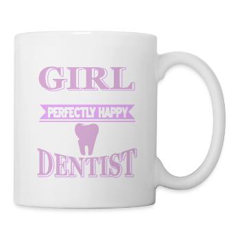Je suis le type de fille drôle de dentiste T-Shirt - Mug blanc - blanc - Droite