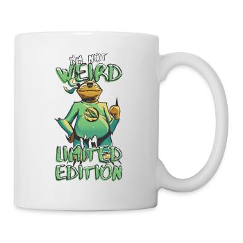 Cooles Cartoon Faultier - Limited Edition - Spruch - Tasse - Weiß - Rechts
