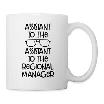 Assistante du directeur régional Fête des Pères - Mug blanc - blanc - Droite