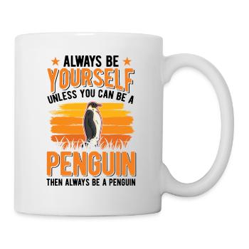 Pingouin Pinguin - Mug blanc - blanc - Droite