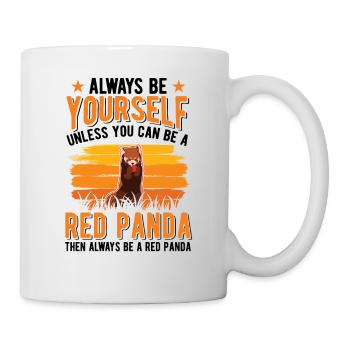 Roter Panda Geschenk Red Panda - Tasse - Weiß - Rechts