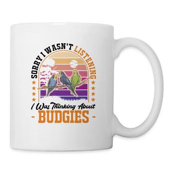 Budgerigar Cadeau Welli Perruche - Mug blanc - blanc - Droite