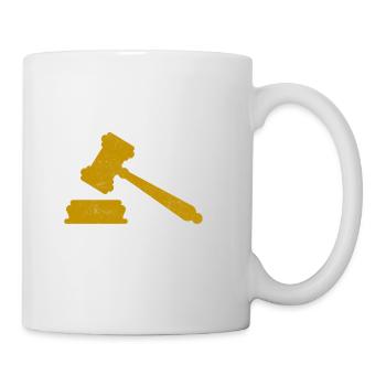 Calm Down Bro It's Just An Objection Lawyer Attor - Tasse - Weiß - Rechts