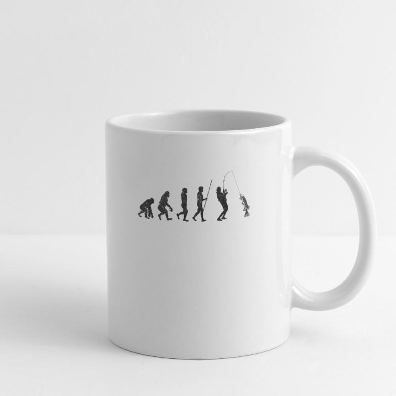 Évolution de l'orphie Pêche à l'orphie Mug blanc