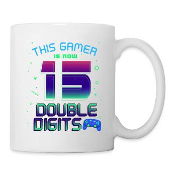 This Gamer Is Now 15 Double Digit 15. - Mug - white - Right