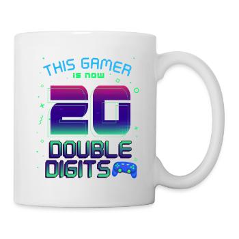 Ce joueur est maintenant 20 à deux chiffres 20. - Mug blanc - blanc - Droite