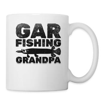 Pêche à l'orphie Grand-père Pêche à l'orphie Grand-père Pêche à l'orphie - Mug blanc - blanc - Droite