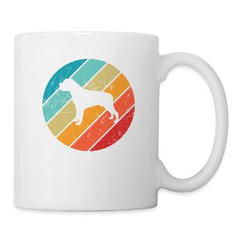 Rottweiler dog lover Retro vintage Gift idea - Tasse - Weiß - Rechts