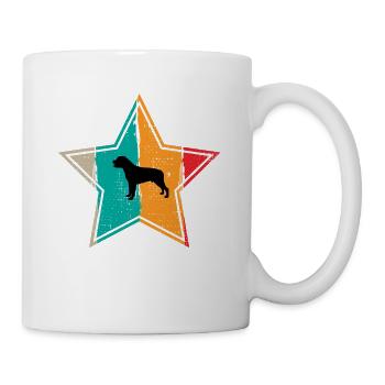 Rottweiler dog lover Retro vintage Gift idea - Tasse - Weiß - Rechts