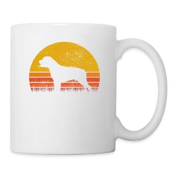 Rottweiler dog lover Retro vintage Gift idea - Tasse - Weiß - Rechts