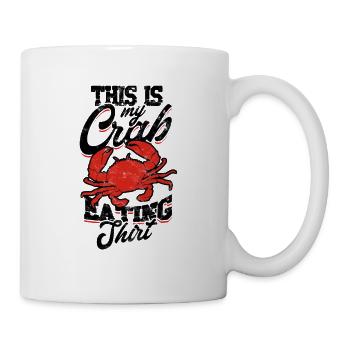 C’est ma chemise mangeuse de crabe Crab Eater Fruits de mer - - Mug blanc - blanc - Droite