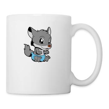 Kawaii Baby Wolf - Mug - white - Right