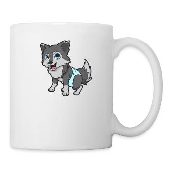 Kawaii Baby Hund - Tasse - Weiß - Rechts